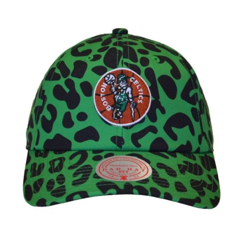 Czapka z daszkiem Mitchell & Ness NBA Boston Celtics Strapback - 6LUOMM20061-BCEKYGN Mitchell & Ness