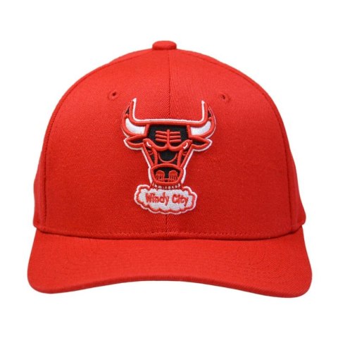 Czapka z daszkiem Mitchell & Ness NBA Chicago Bulls Team Ground 2.0 Snapback - HHSS3260-CBUYYPPPRED1 Mitchell & Ness