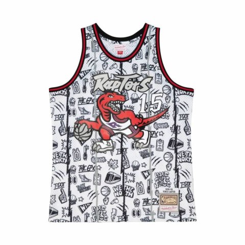 Koszulka Mitchell & Ness Doodle NBA Swingman Vince Carter Toronto Raptors Mitchell & Ness