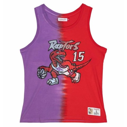 Koszulka Mitchell & Ness NBA Toronto Raptors Vince Carter Tie Dye Cotton Tank - TTNK3206-TRAYYVCAPRRD Mitchell & Ness