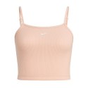 Koszulka damska Nike Sportswear Essential Rib Crop Top Atmosphere/White - DM6737-610 Nike