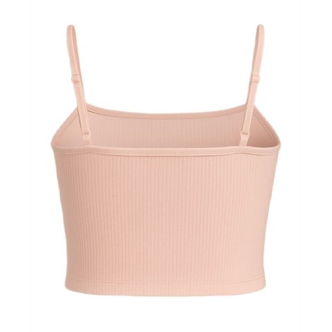 Koszulka damska Nike Sportswear Essential Rib Crop Top Atmosphere/White - DM6737-610 Nike