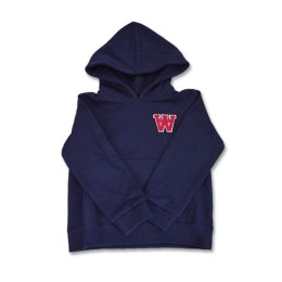 Bluza sportowa dziecięca Wood Wood Izzy AA kids hoodie granatowa - 10235605-2424-Navy Double A by WOOD WOOD