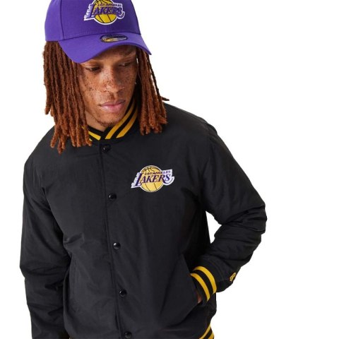 Kurtka bomberka New Era NBA Los Angeles Lakers Script Bomber Jacket - 60332205 New Era