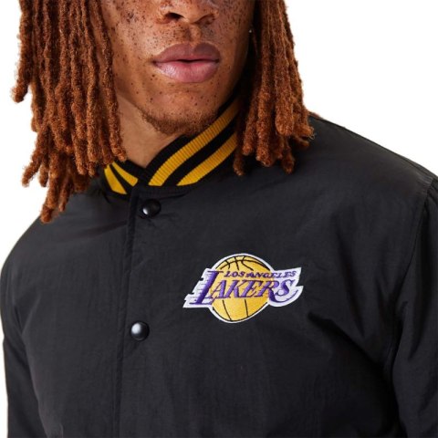 Kurtka bomberka New Era NBA Los Angeles Lakers Script Bomber Jacket - 60332205 New Era