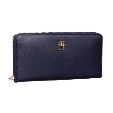 Portfel damski Tommy Hilfiger Iconic GP Wallet Keyfob z brelokiem na prezent - AW0AW14004-DW6 Tommy Hilfiger