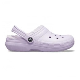 Klapki sandały Crocs Classic Lined Clog Lavender Fioletowe - 203591-50P Crocs