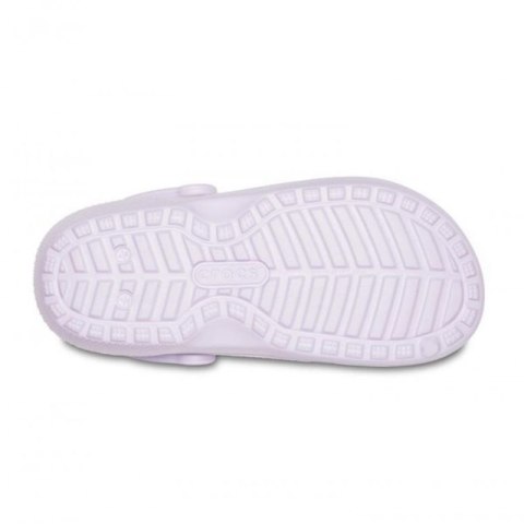 Klapki sandały Crocs Classic Lined Clog Lavender Fioletowe - 203591-50P Crocs