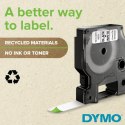 Taśma Dymo D1- 12mm x 7m czarny/biały DYMO
