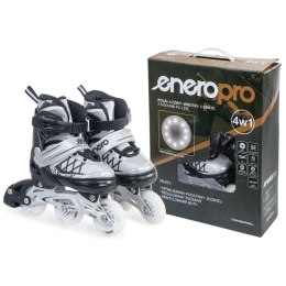ŁYŻWOROLKI-WROTKI-ŁYŻWY 4W1 ENERO PRO LED 26-29 SZARE Enero Pro