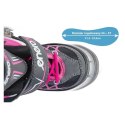 ŁYŻWOROLKI-WROTKI-ŁYŻWY 4W1 ENERO PRO LED 34-37 RÓŻOWO-SZARE Enero Pro