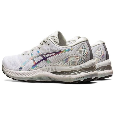 ASICS GEL-NIMBUS 23 PLATINUM GLACIER GREY/WHITE (1012B132-020) Asics
