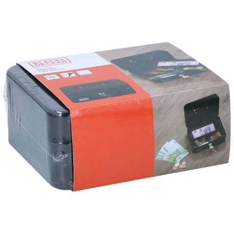 KASETKA METALOWA NA PIENIĄDZE DOKUMENTY 20x8,5x16 CM BLACK + DECKER WD
