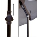 PARASOL OGRODOWY 185CM ANTRACYT PROGARDEN