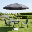 PARASOL OGRODOWY 185CM ANTRACYT PROGARDEN