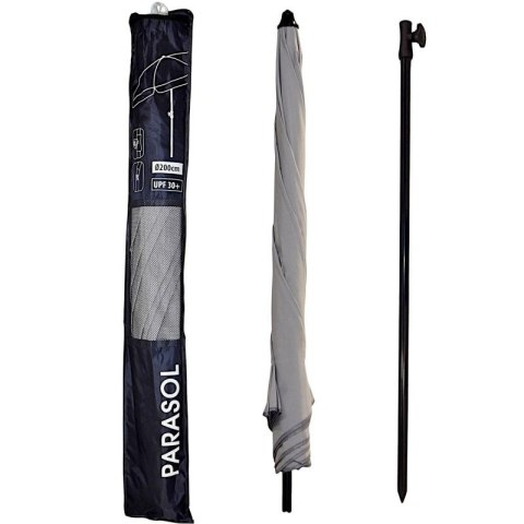 PARASOL OGRODOWY 185CM SZARY PROGARDEN