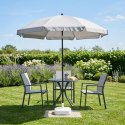 PARASOL OGRODOWY 185CM SZARY PROGARDEN