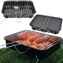 GRILL TURYSTYCZNY RANGER 35x25,5CM CZARNY BBQ LINE