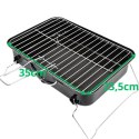 GRILL TURYSTYCZNY RANGER 35x25,5CM CZARNY BBQ LINE