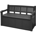 ŁAWKA SKRZYNIA OGRODOWA 2W1 130x60x85CM PROGARDEN