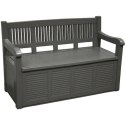 ŁAWKA SKRZYNIA OGRODOWA 2W1 130x60x85CM PROGARDEN