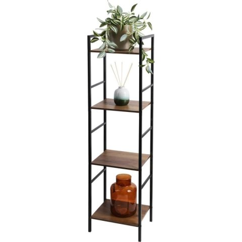 REGAŁ METALOWY CZARNY 4 PÓŁKI 29.5x23.5x106,5CM Excellent houseware