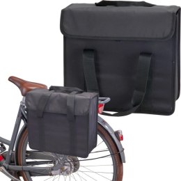 SAKWA TORBA ROWEROWA PODWÓJNA TYLNA NA BAGAŻNIK 40L XQMAX XQMAX