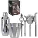 ZESTAW BARMAŃSKI 6 ELEMENTÓW SHAKER DO DRINKÓW SZCZYPCE Excellent houseware