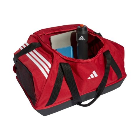 Torba adidas Tiro Duffle Large With Bottom Compartment czerwona JY7950 Adidas