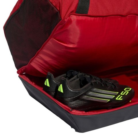 Torba adidas Tiro Duffle Large With Bottom Compartment czerwona JY7950 Adidas