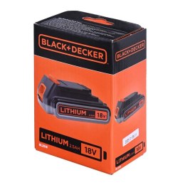 Akumulator 18V, Li-lon 2,5Ah BL2518-XJ BLACK+DECKER WD