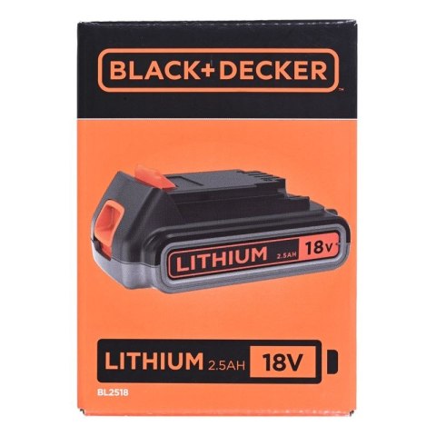 Akumulator 18V, Li-lon 2,5Ah BL2518-XJ BLACK+DECKER WD