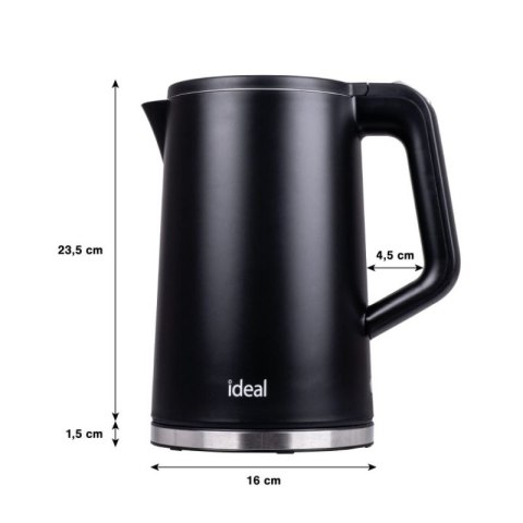 IDEAL CZAJNIK 1,7 L,STALOWY ŚRODEK, MOC 1500 W, CZ IDEAL