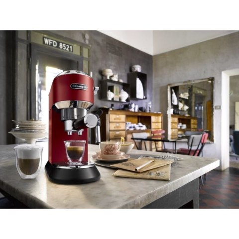 Ekspres kolbowy DeLonghi Dedica Style EC 685.R (1300W; kolor czerwony) DeLonghi