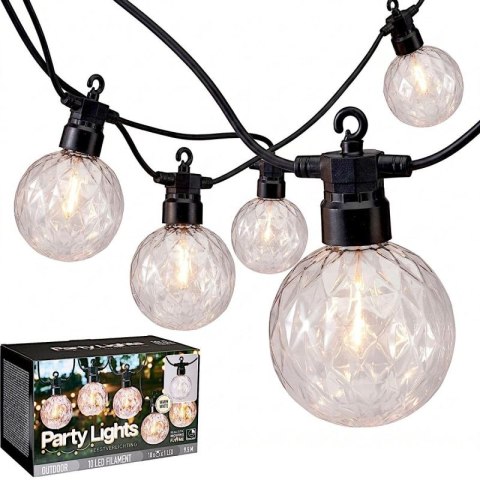 GIRLANDA OGRODOWA PARTY LIGHT 10LED PROGARDEN
