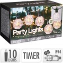 GIRLANDA OGRODOWA PARTY LIGHT 10LED PROGARDEN