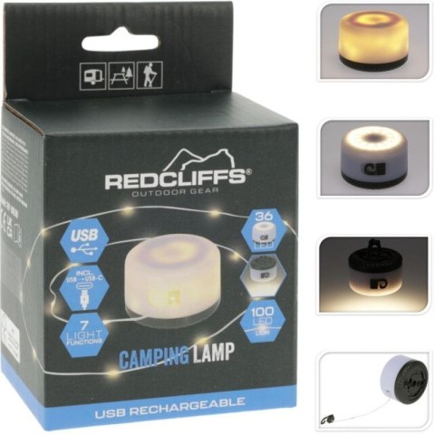 LATARKA LAMPA CAMPING ŁADOWANIE USB REDCLIFFS Redcliffs