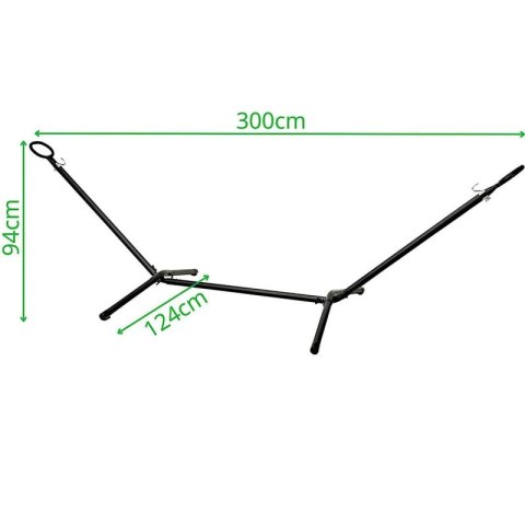STELAŻ STOJAK DO HAMAKA METALOWY 300x120x94CM PROGARDEN