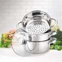 Garnek do gotowania na parze 4L, 22cm MR-2900-22 MAESTRO MAESTRO