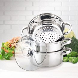Garnek do gotowania na parze 4L, 22cm MR-2900-22 MAESTRO MAESTRO