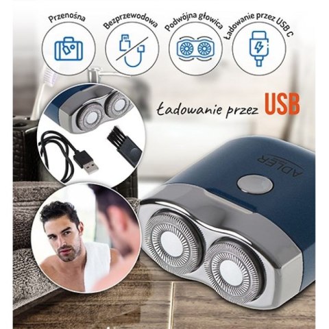 Golarka podróżna USB ADLER AD 2937 Adler