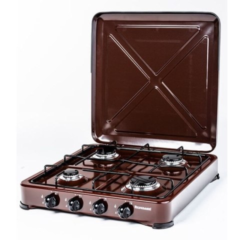 Kuchenka gazowa nastawna 4-palnikowa Ravanson K-04BR (brązowy) Ravanson
