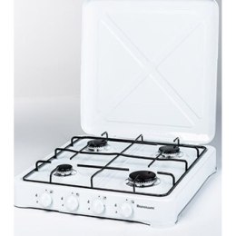 Kuchenka gazowa nastawna 4-palnikowa Ravanson K-04T (biały) Ravanson