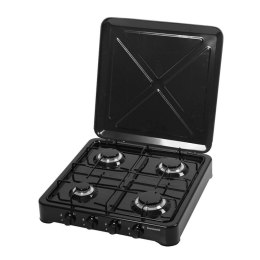 Kuchenka gazowa nastawna 4-palnikowa Ravanson K-04TB (czarny) Ravanson