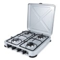 PROMIS KUCHENKA GAZOWA KG400S, 4-PALNIKOWA,SREBRNA PROMIS
