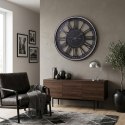 ZEGAR ŚCIENNY AŻUROWY CYFRY RZYMSKIE 60CM CZARNY Excellent houseware