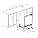 Chłodziarka MPM-116-CJI-17/E biała do zabudowy MPM