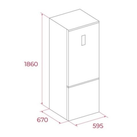 Chłodziarko-zamrażarka TEKA RBF 54650 SS XL TEKA