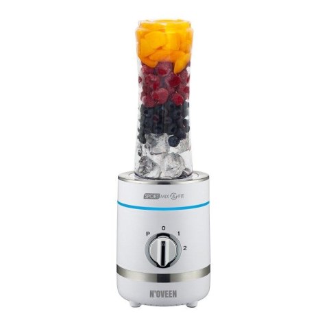 Blender kielichowy NOVEEN Sport Mix&Fit SB1100 X-LINE, biały EB FIT
