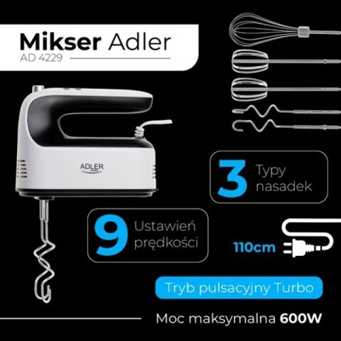 Mikser ręczny ADLER AD 4229 Adler